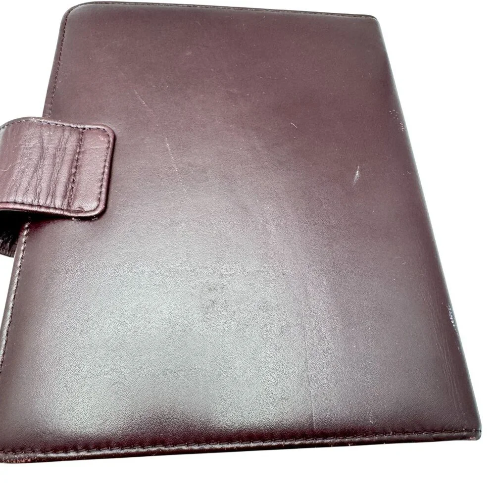 Day Runner Genuine Leather Classic Size Planner Binder Organizer